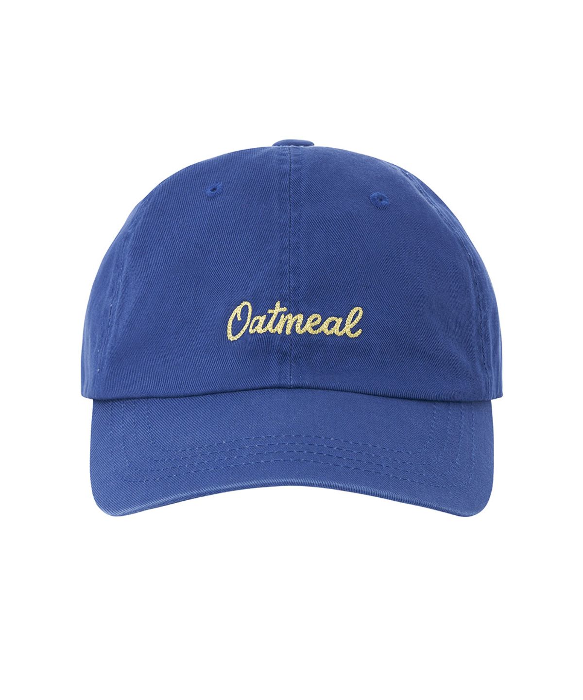 오트밀카페(OATMEAL CAFE) 오트밀카페 레터링 볼캡 - 블루