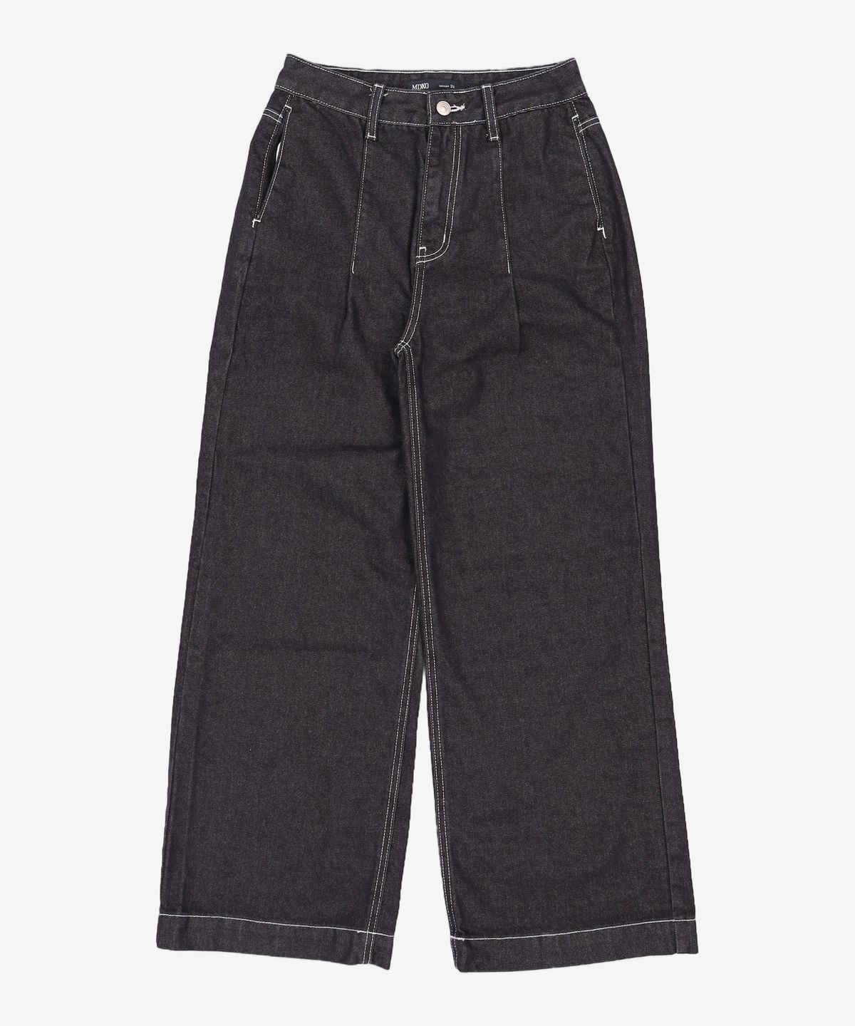 미쏘(MIXXO) 논페이드 데님 슬랙스_MIWTJD923J 26