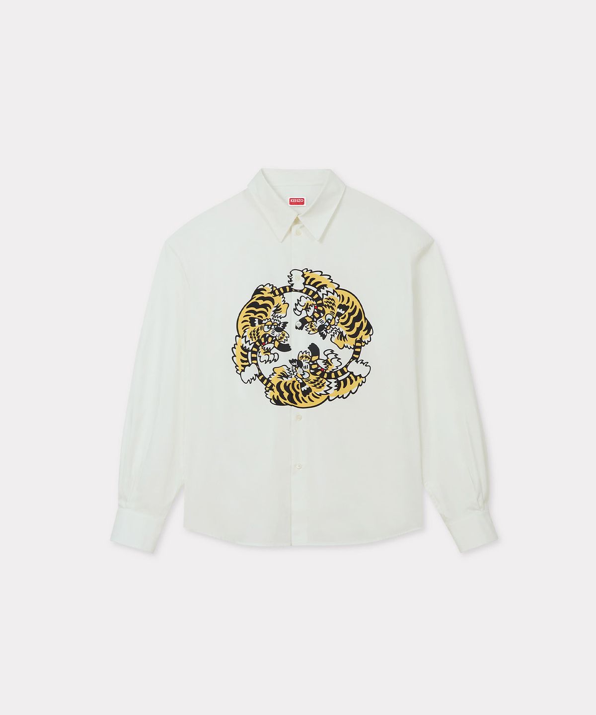 겐조(KENZO) 남성 베르디 컬렉션 캐쥬얼 셔츠_K255AMIV05WHL