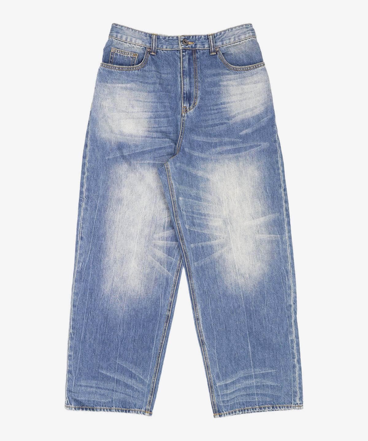 이스트서비스샵(eastserviceshop) Cat Brush Washing Denim Pants - M/Blue 48