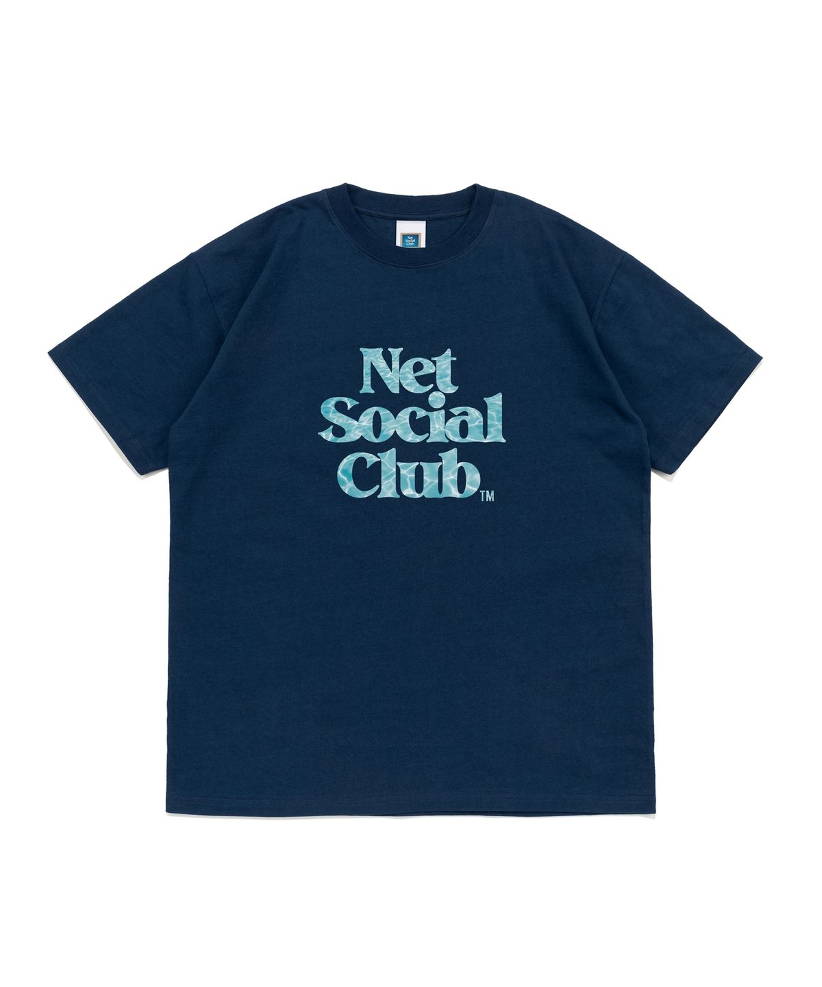 넷소셜클럽(NET SOCIAL CLUB) 프라이빗 풀 클럽 반팔티 (다크블루)