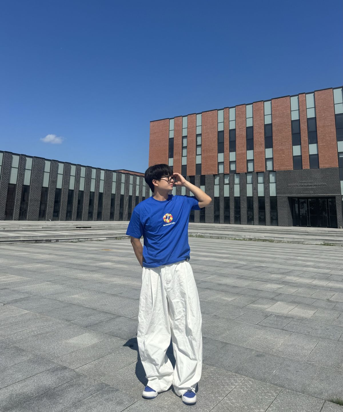 넷소셜클럽(NET SOCIAL CLUB) 종말의 뱀 풀 모드 그래픽 반팔티 (오션블루)