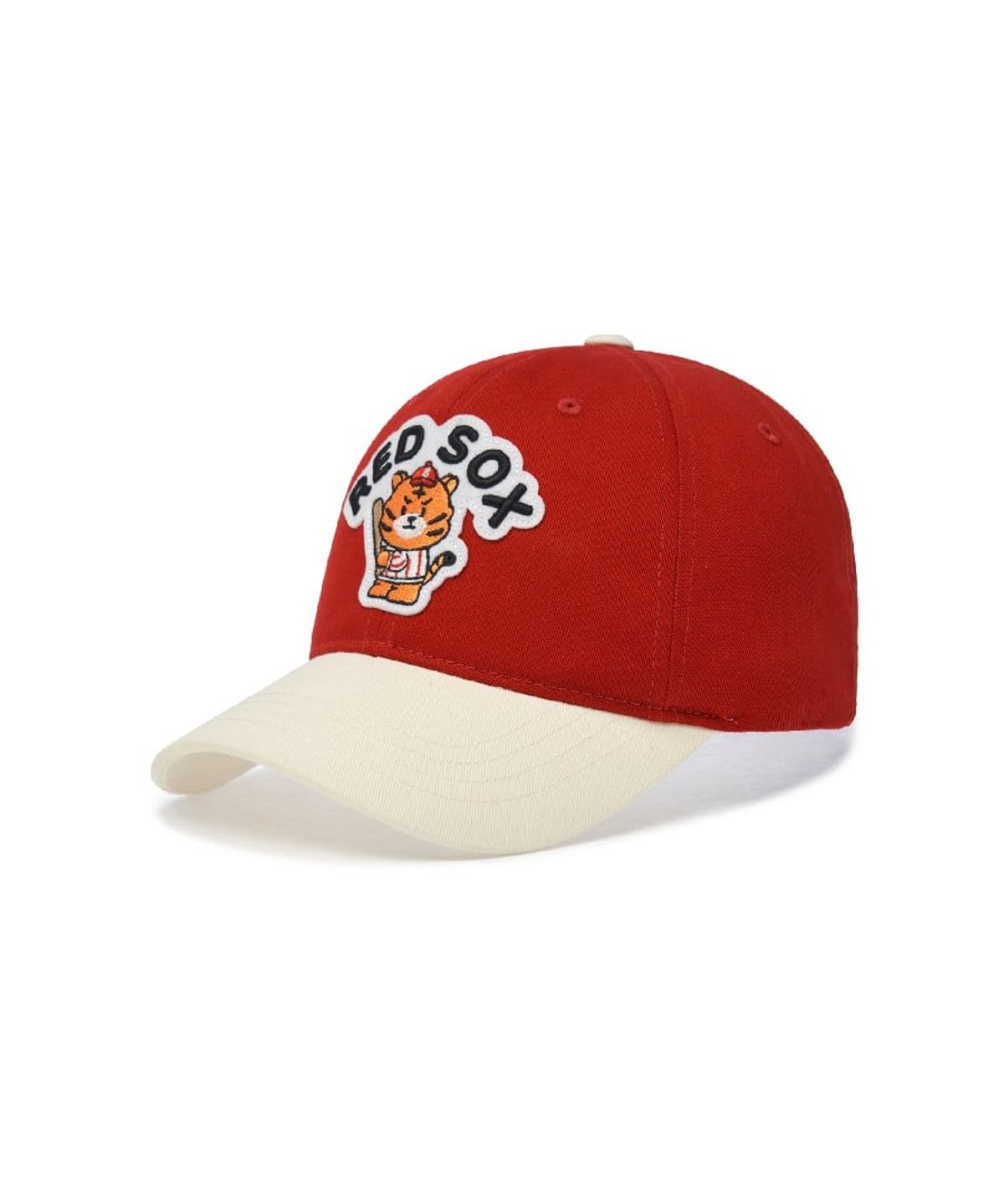 엠엘비 키즈(MLB KIDS) 메가베어 프렌즈 배색 볼캡 BOS (D.Red)