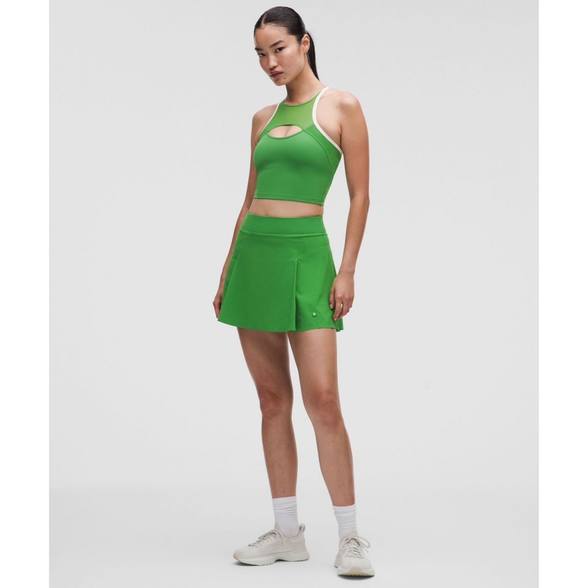 룰루레몬(LULULEMON) A라인 사이드 플리트 테니스 스커트  LEON