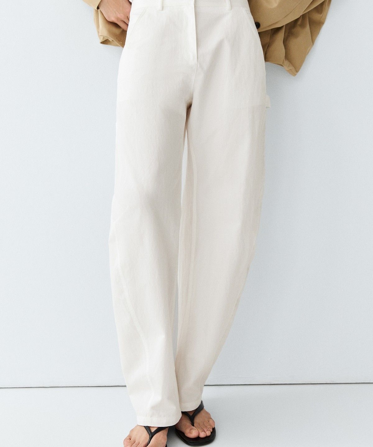 마시모두띠(MASSIMO DUTTI) 코튼 카고 스타일 팬츠