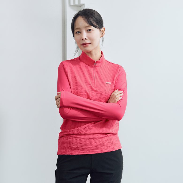 PWX Q126-3203-1MP 여성 냉감 집업티셔츠