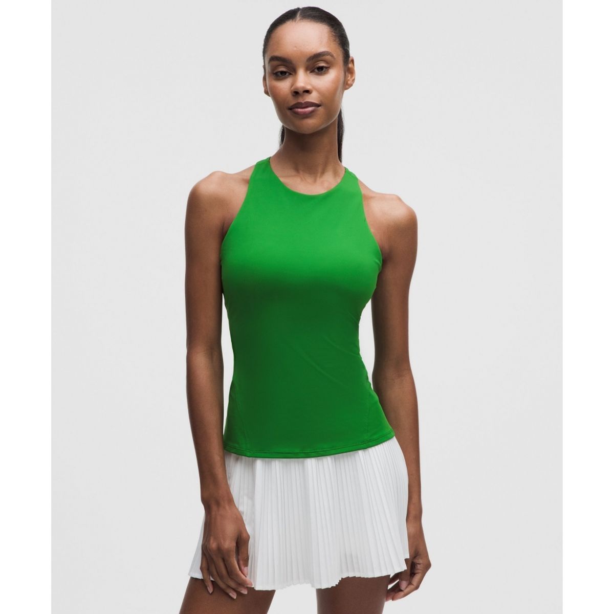 룰루레몬(LULULEMON) 레이서백 하이넥 테니스 탱크탑 *B C컵  LEON