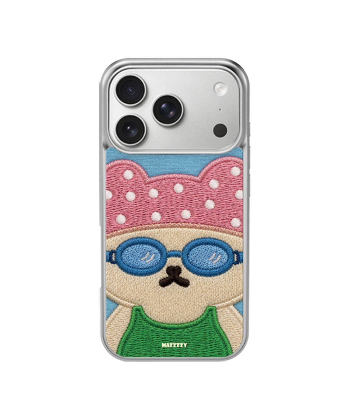 마찌(MAZZZZY) [Silver] Swimming Muffin glass case