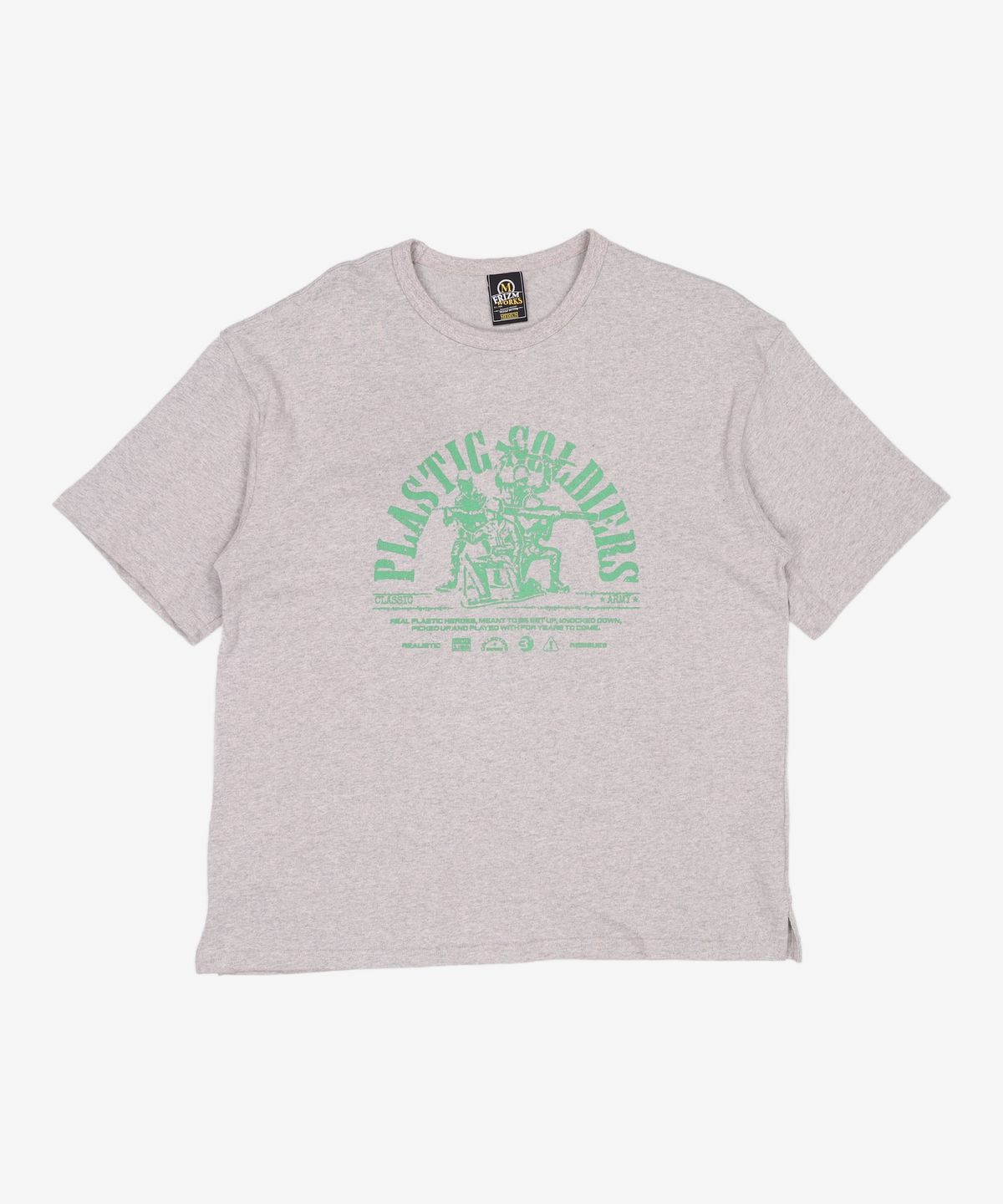 프리즘웍스(FRIZMWORKS) PLASTIC SOLDIERS TEE _ GRAY M