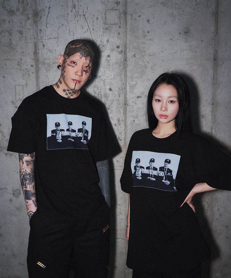 FRONTLINE T-SHIRT BLACK