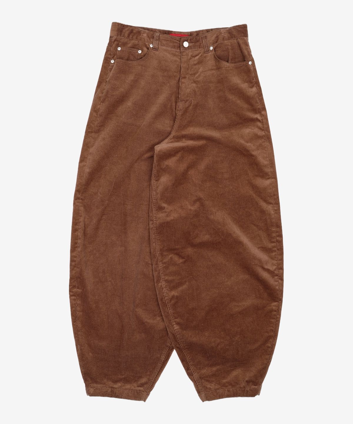 기철(KICHUL) CORD DUROY BALLOON PANTS (BROWN) L
