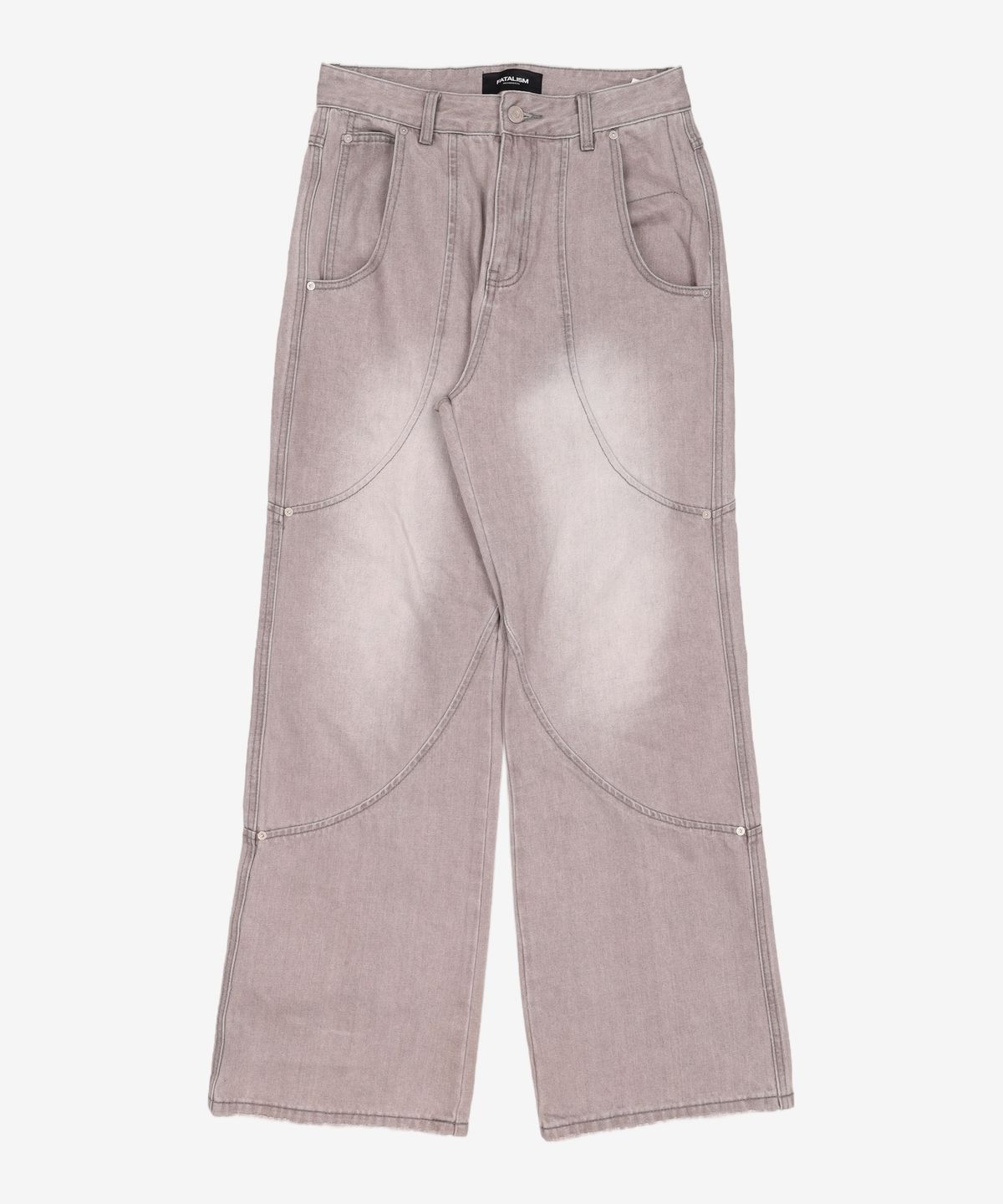 페이탈리즘(FATALISM) #0345 Gray Wave Wide Flare fit 44