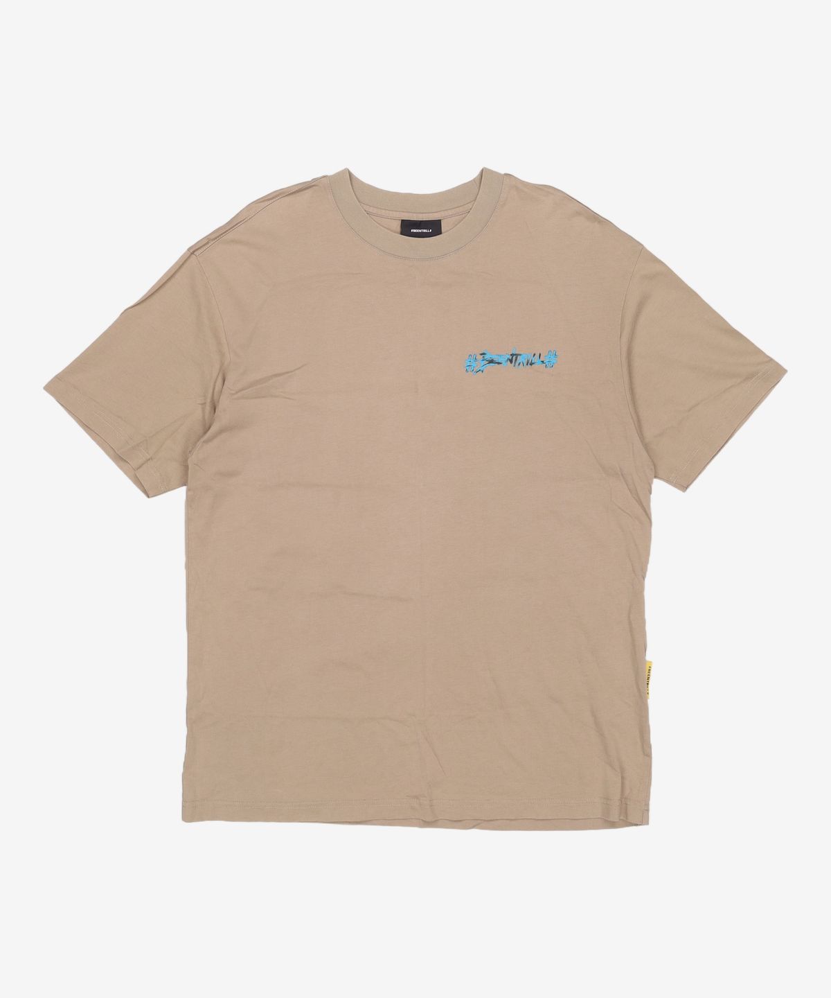 빈트릴(BEENTRILL) 뉴 페인팅 해시태그 오버핏 반팔 티셔츠(블랙) 105