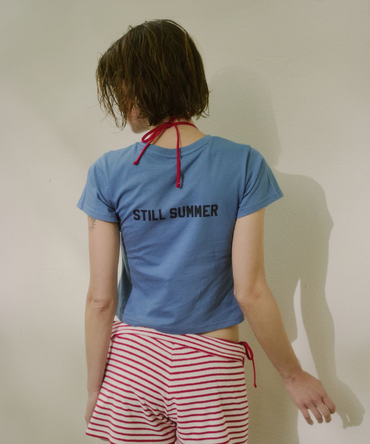 큐피도(KUPIDO) Still Summer Tee _ Vintage Blue