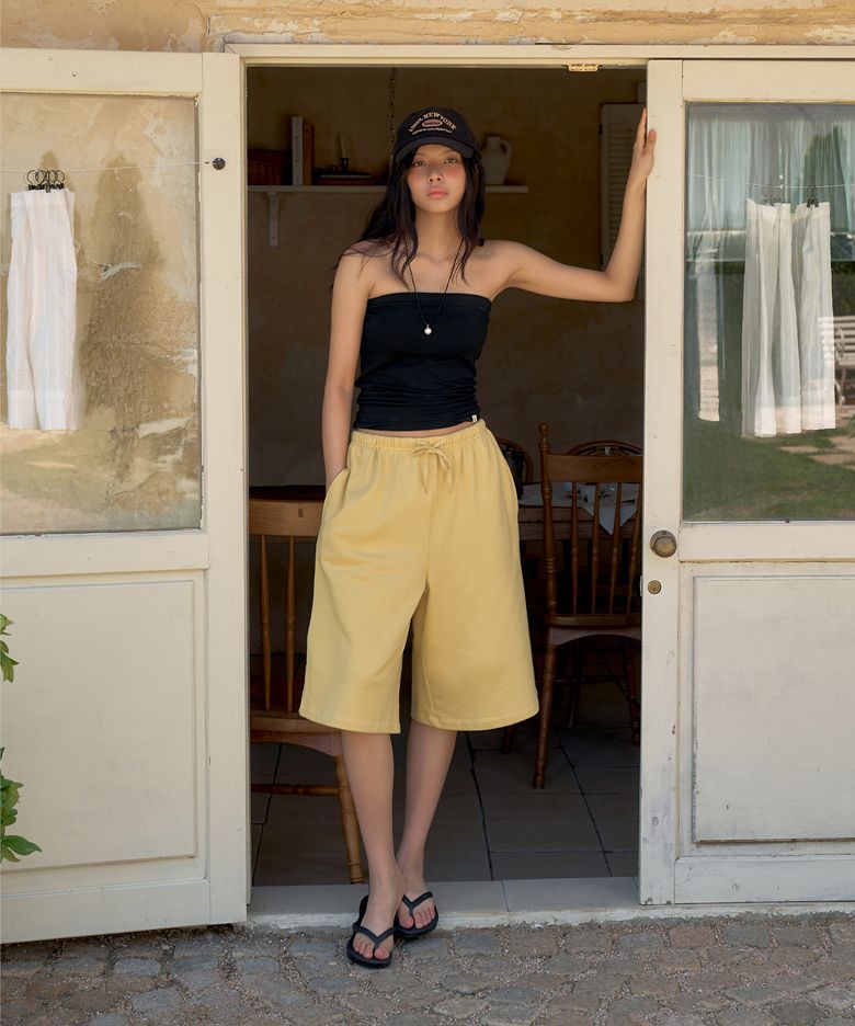 Lowkey Sweat Shorts (Mellow Yellow) [Unisex]