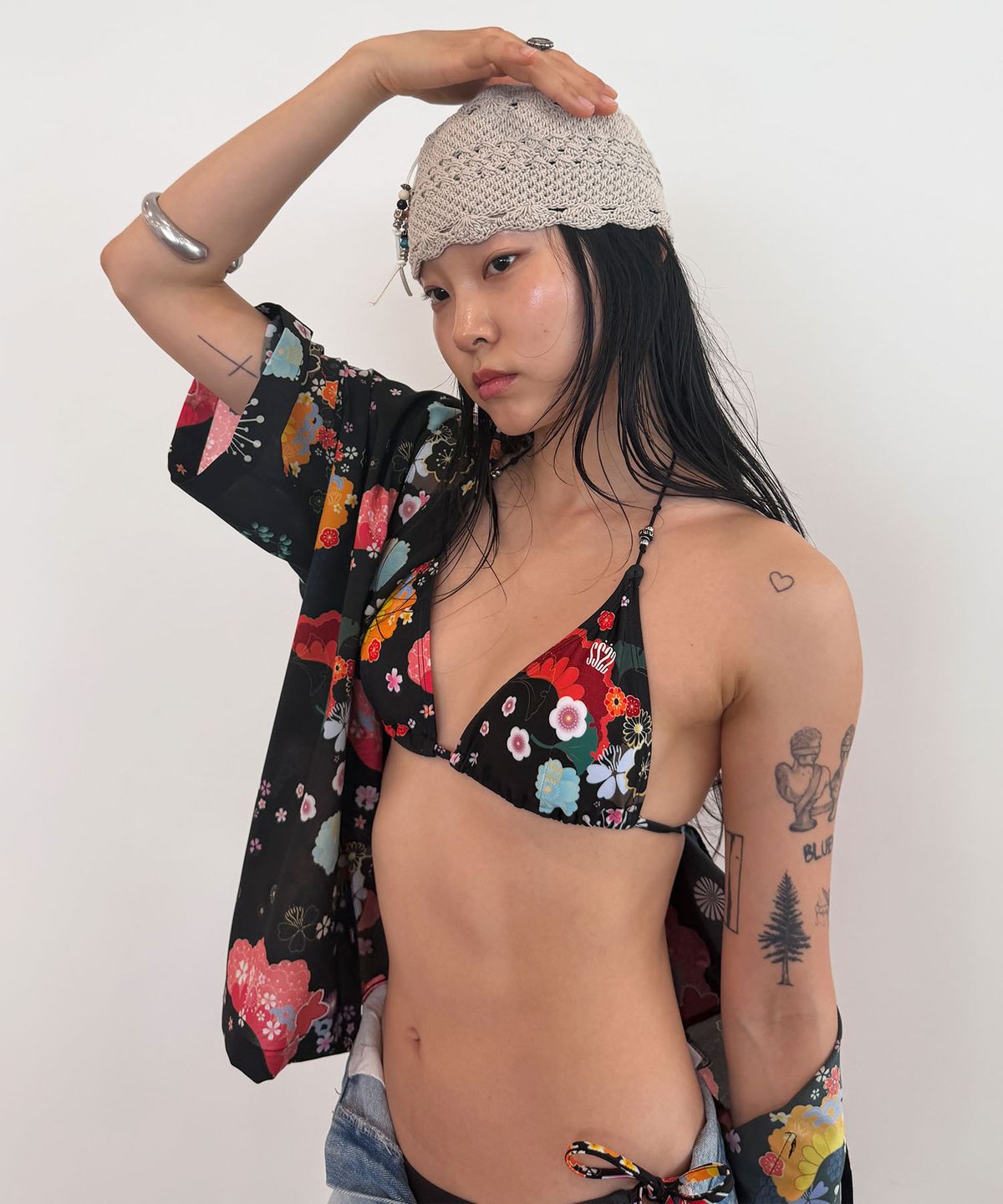 오로지(OROGEE) CHIYOGAMI SHIRT-BK