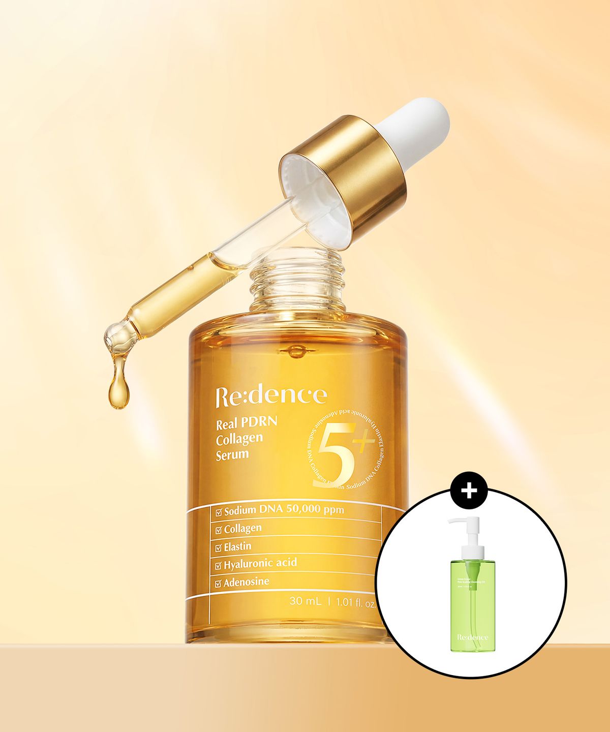 리덴스(REDENCE) 리얼 PDRN 콜라겐 세럼 30ml (+클렌징 오일 증정)
