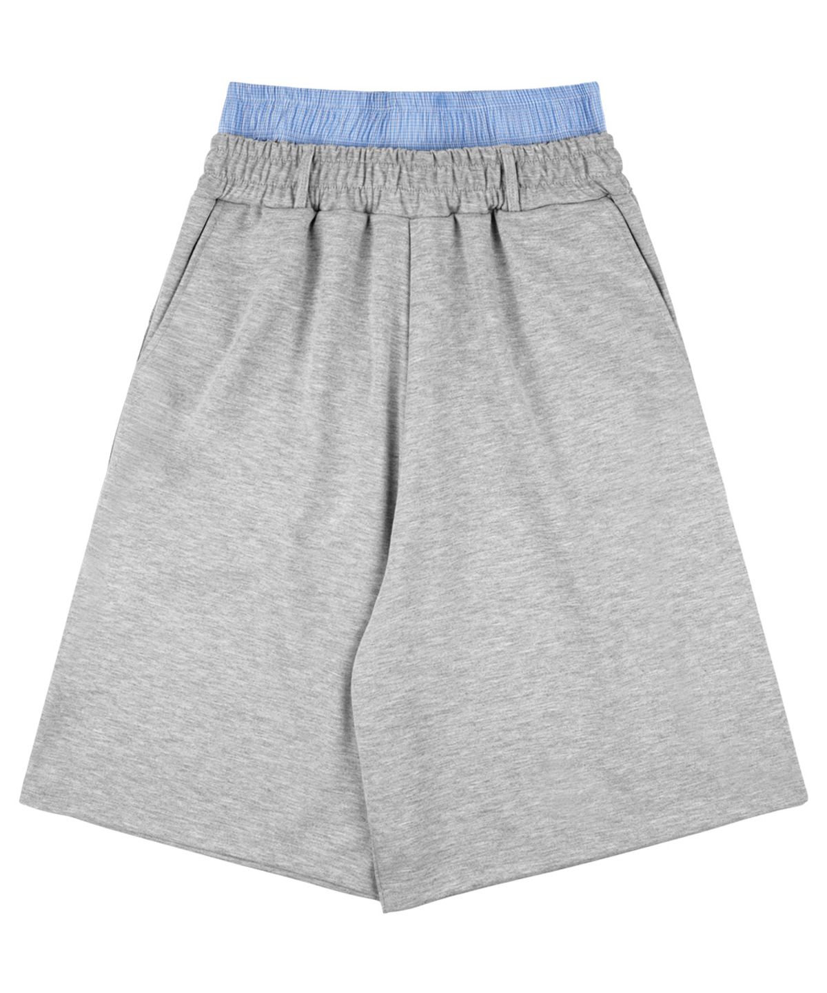 르렌느(LERENNE) Sagging Bermuda Pants - Grey