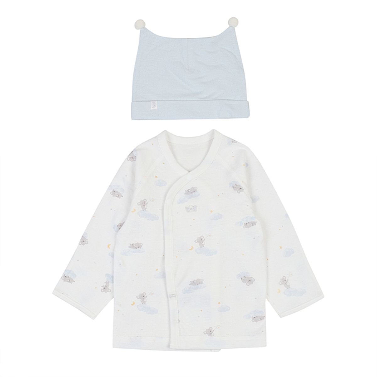 아가방(AGABANG) 카일모달배내저고리(모자)(O/WHITE)_01R517001
