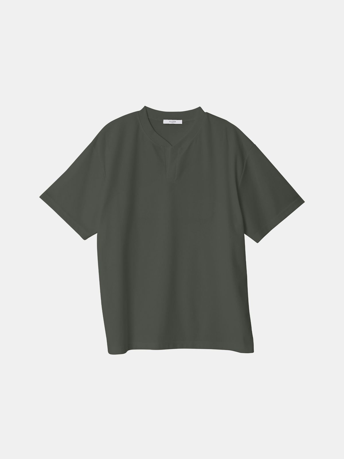 이카룩(IKALOOK) 데일리 트임 브이넥 반팔티 DD1MMST151