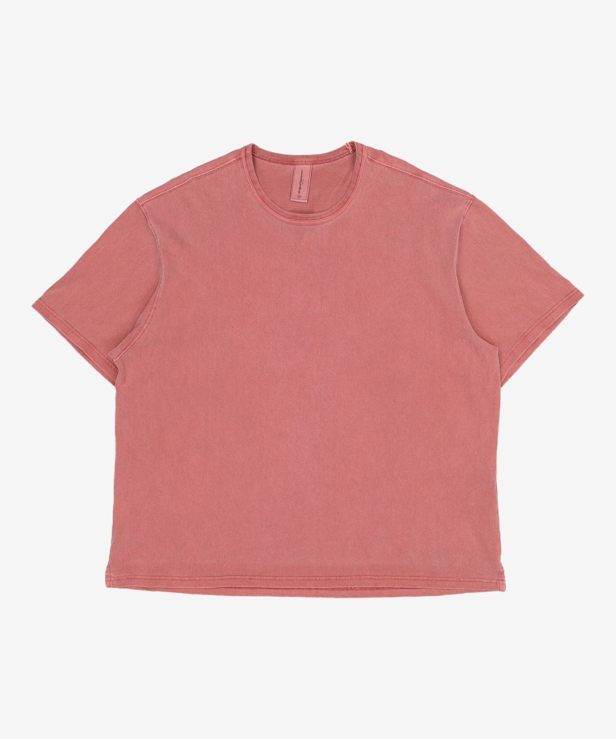프리즘웍스(FRIZMWORKS) OG PIGMENT DYEING HALF TEE _ PINK XL