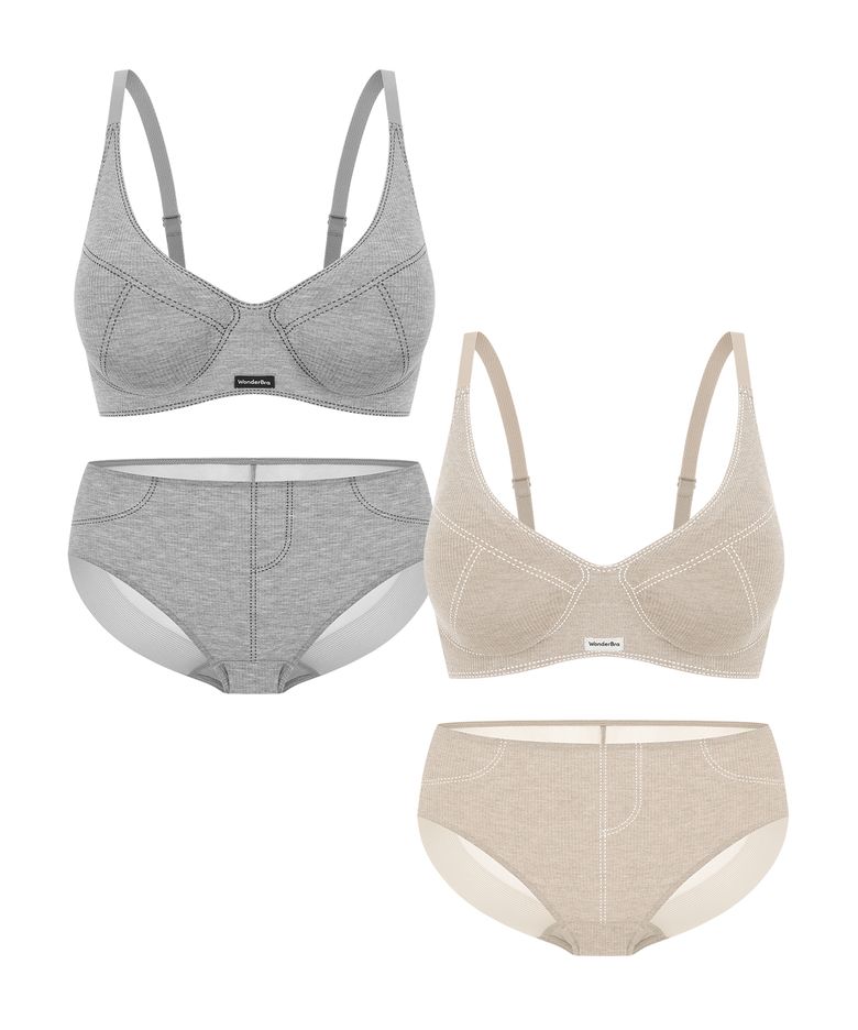 [2SET] 스티치 퓨징 브라팬티