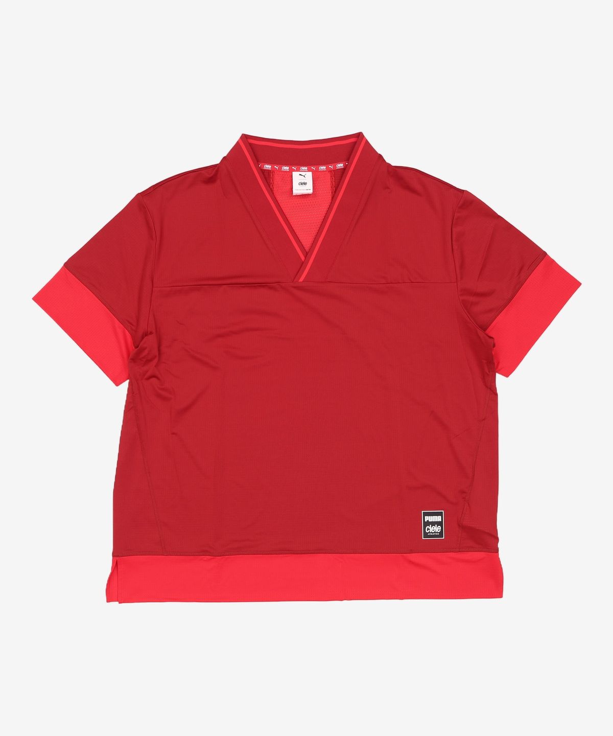 푸마(PUMA) 푸마Ⅹ씨엘르 런 반소매 티셔츠 - 레드 / 523422-80 XL
