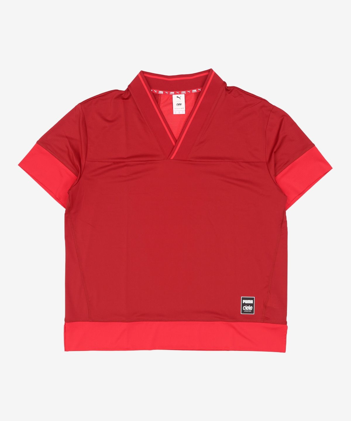 푸마(PUMA) 푸마Ⅹ씨엘르 런 반소매 티셔츠 - 레드 / 523422-80 L