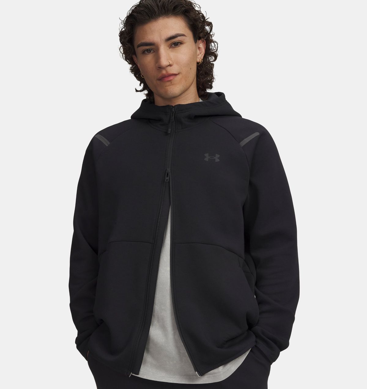 언더아머(UNDERARMOUR) 남성 UA 언스타퍼블 플리스 풀 집1379806-001