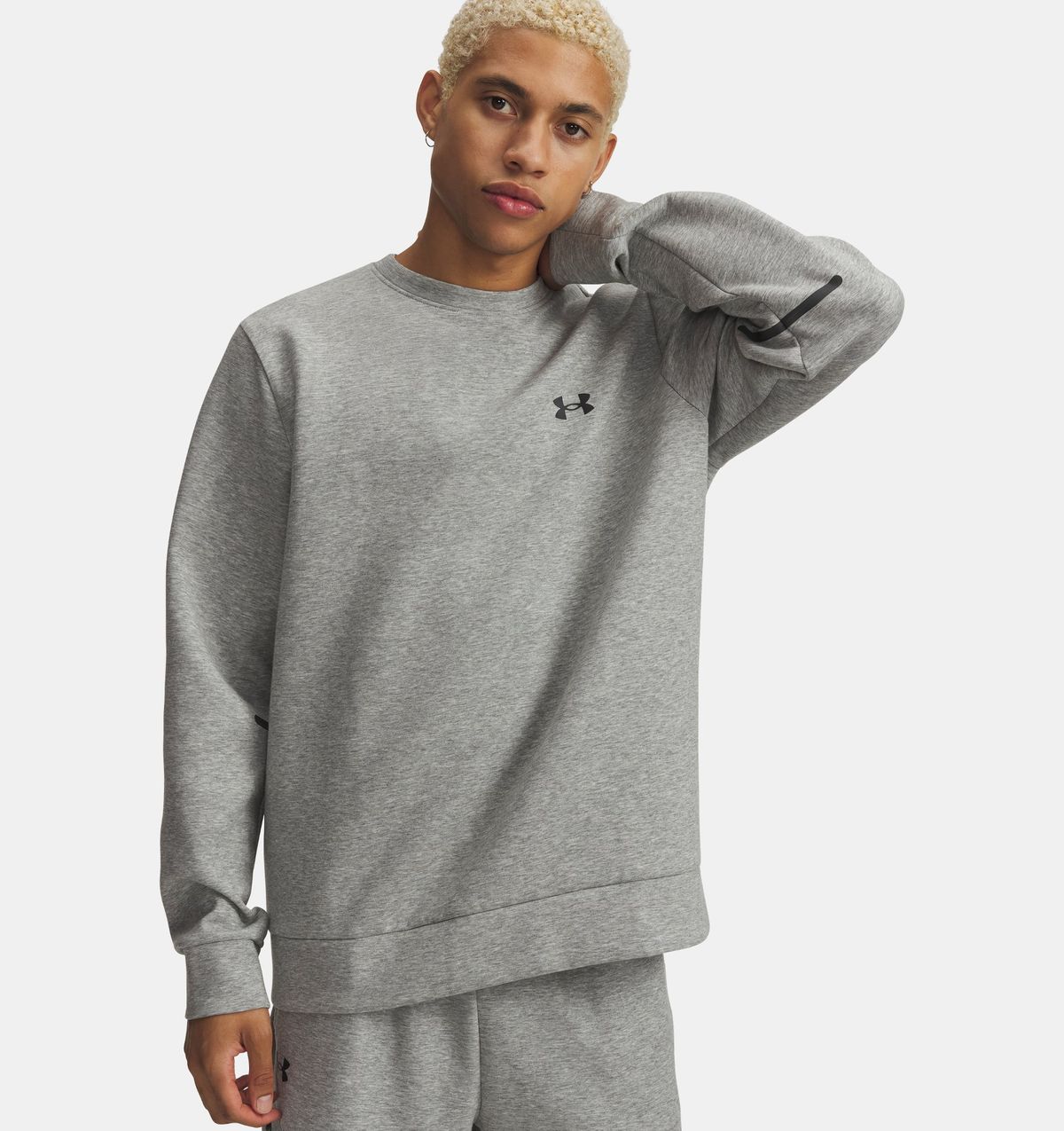 언더아머(UNDERARMOUR) 남성 UA 언스탑퍼블 플리스 크루1381688-011