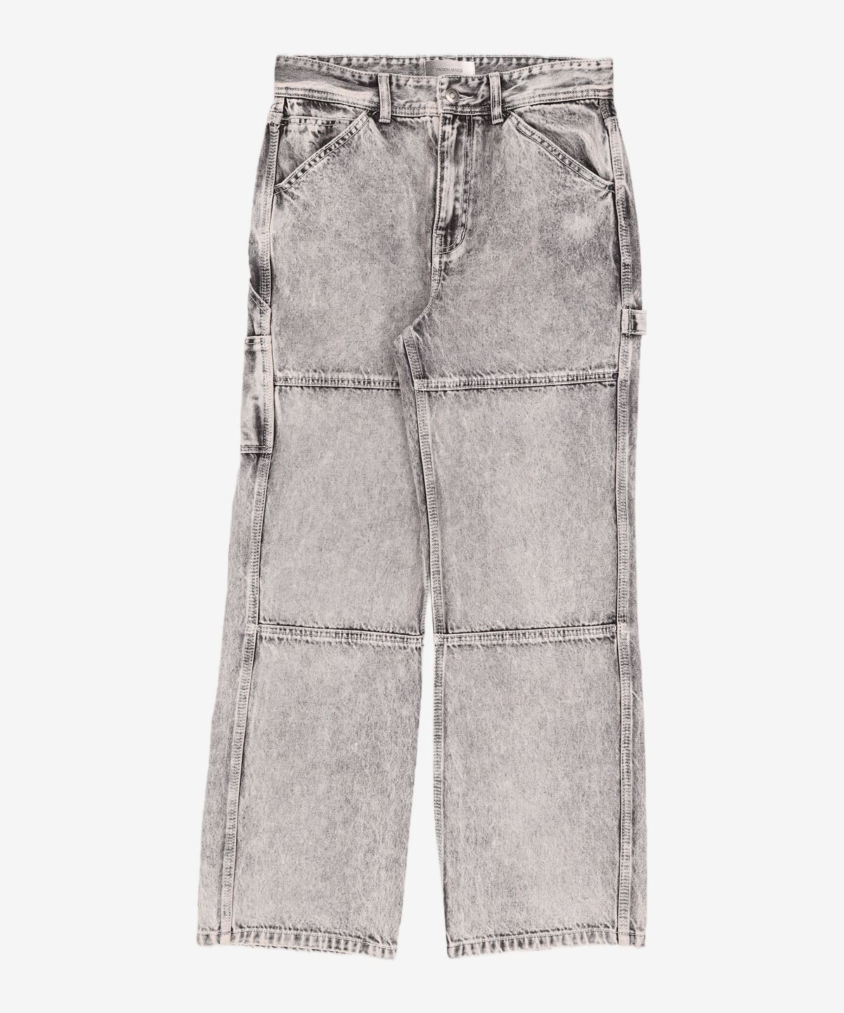 메종미네드(MAISON MINED) WHITE SPREAD CARPENTER DENIM-WHITE 46