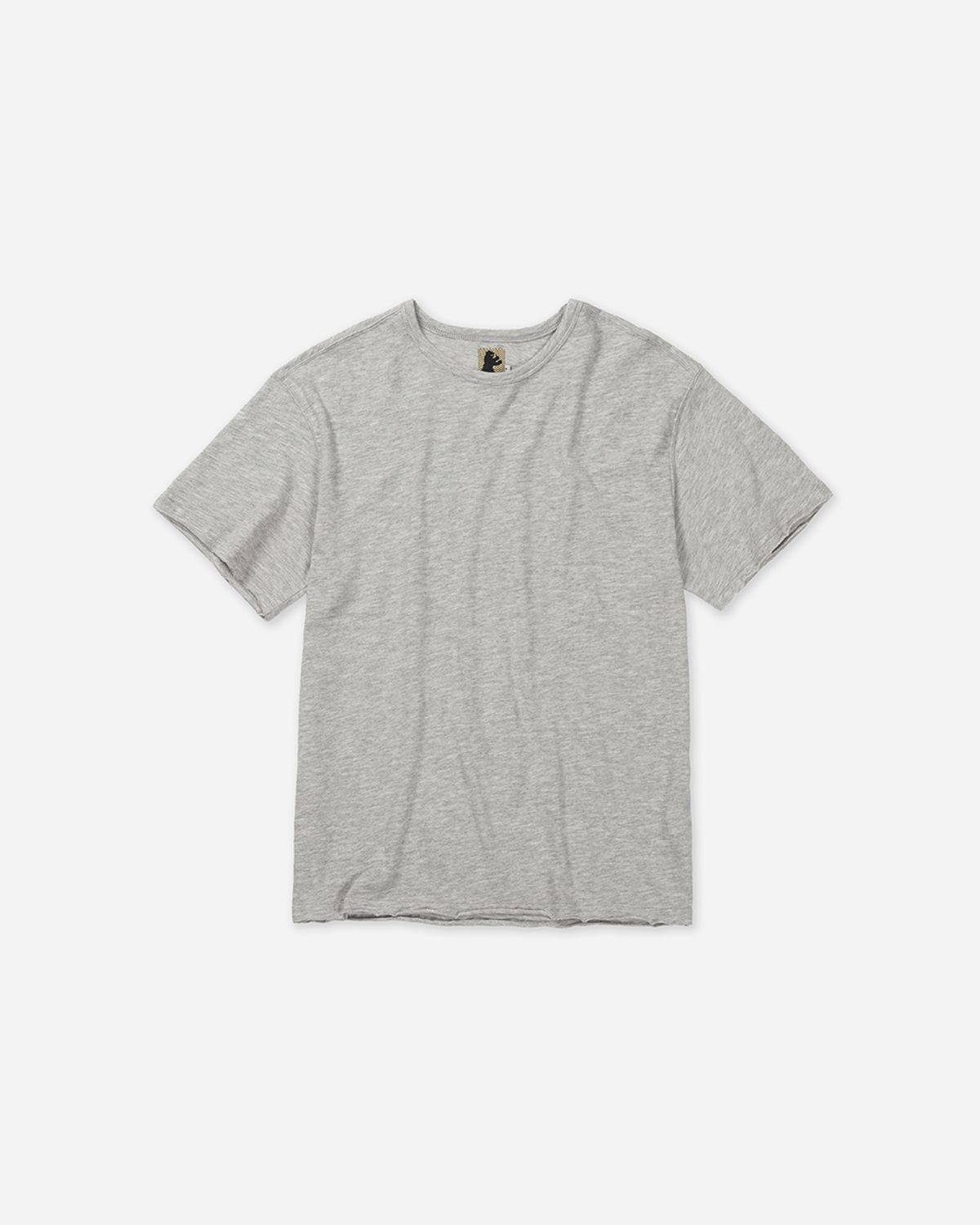 사일런트실러블(SILENTSYLLABLE) Heather half T-shirts / Melange gray
