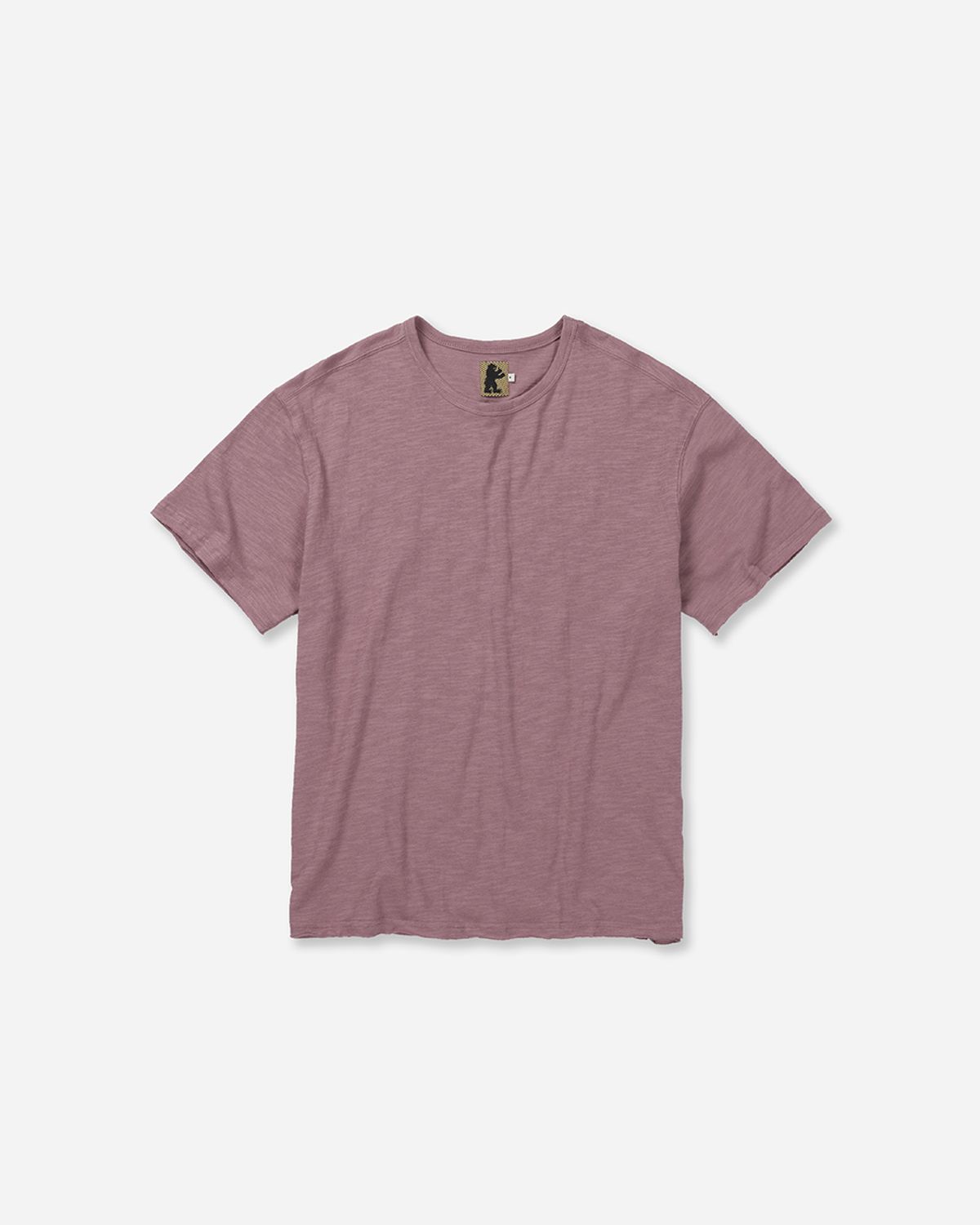 사일런트실러블(SILENTSYLLABLE) Heather half T-shirts / Mauve