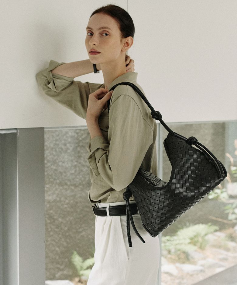 NODI BAG _ weaving black 위빙백