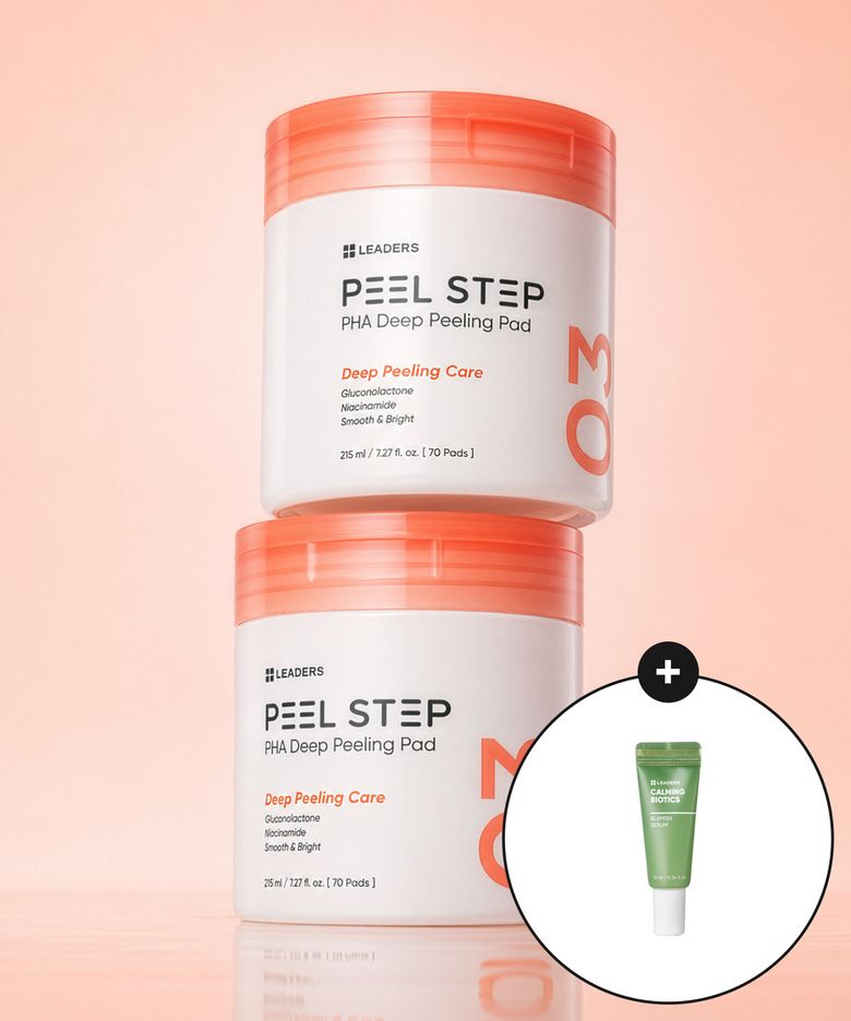 리더스 필스텝 파하 딥 필링 패드 70매 2개 / 카밍 블레미쉬 세럼 10ml 증정