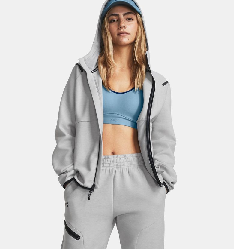 여성 UA 언스타퍼블 플리스 풀 집1379842-011