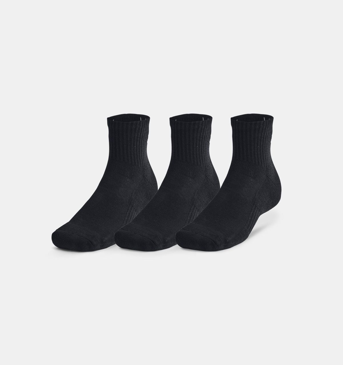 언더아머(UNDERARMOUR) 유니섹스 UA 트레이닝 코튼 쿼터 삭스 3켤레1386372-001
