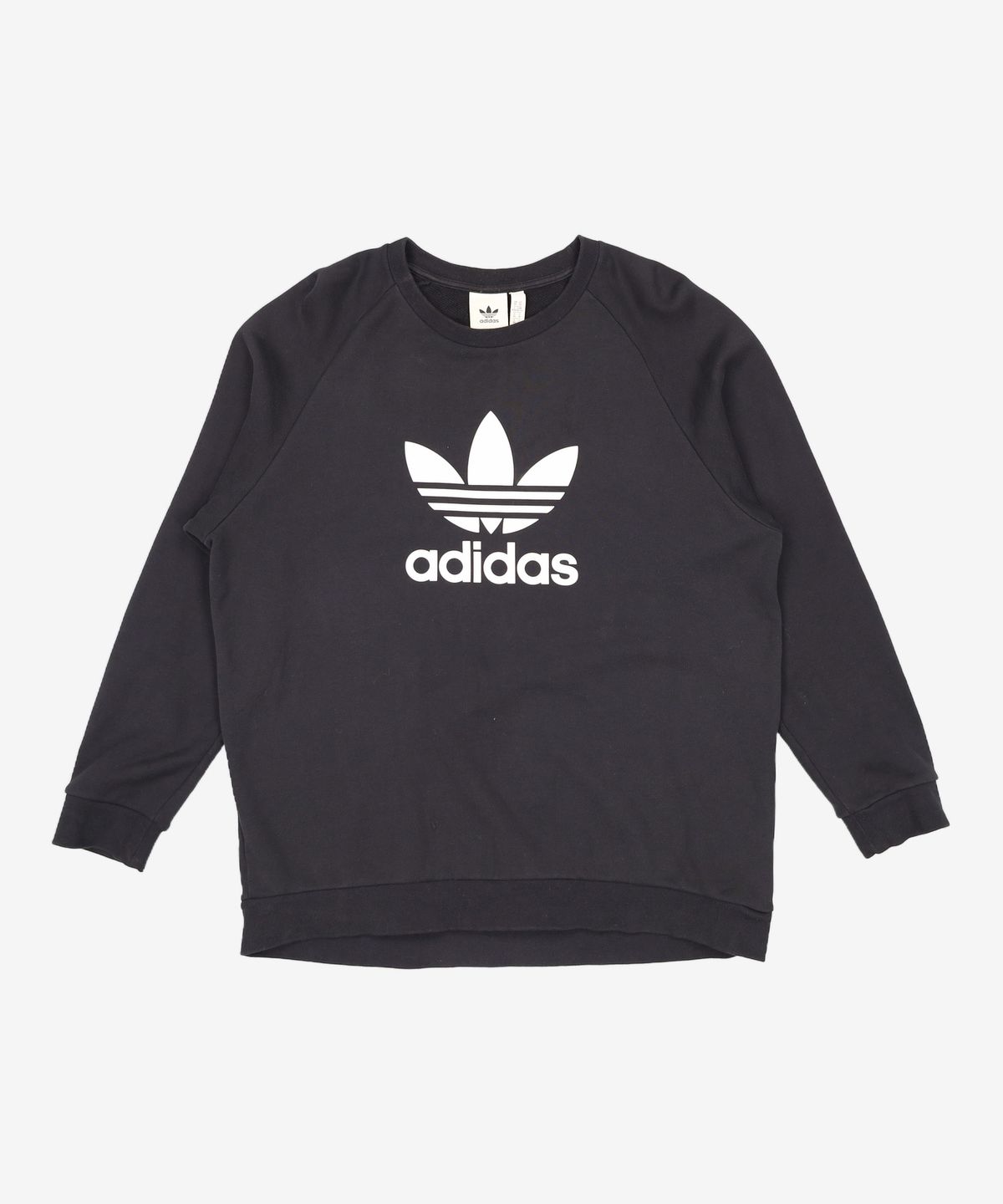 아디다스(ADIDAS) 트레포일 크루 - 블랙 / CW1235 XL