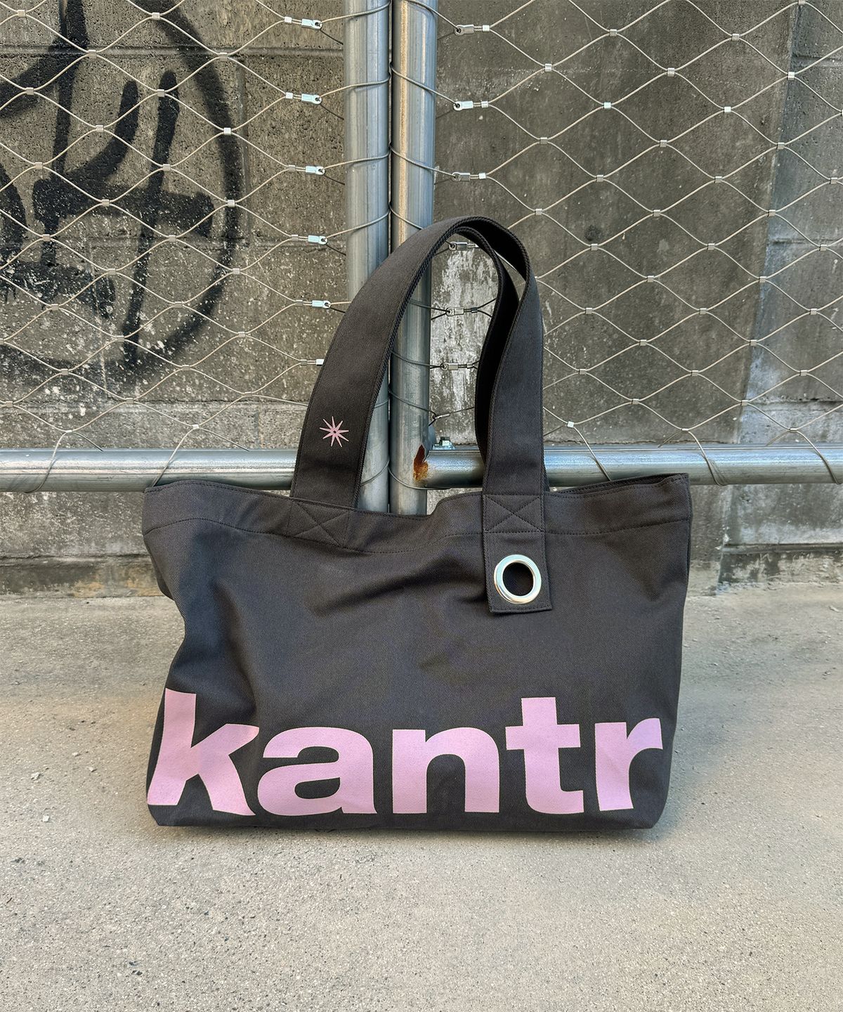 캔터(KANTR) KANTR BIG TOTE_Charcoal