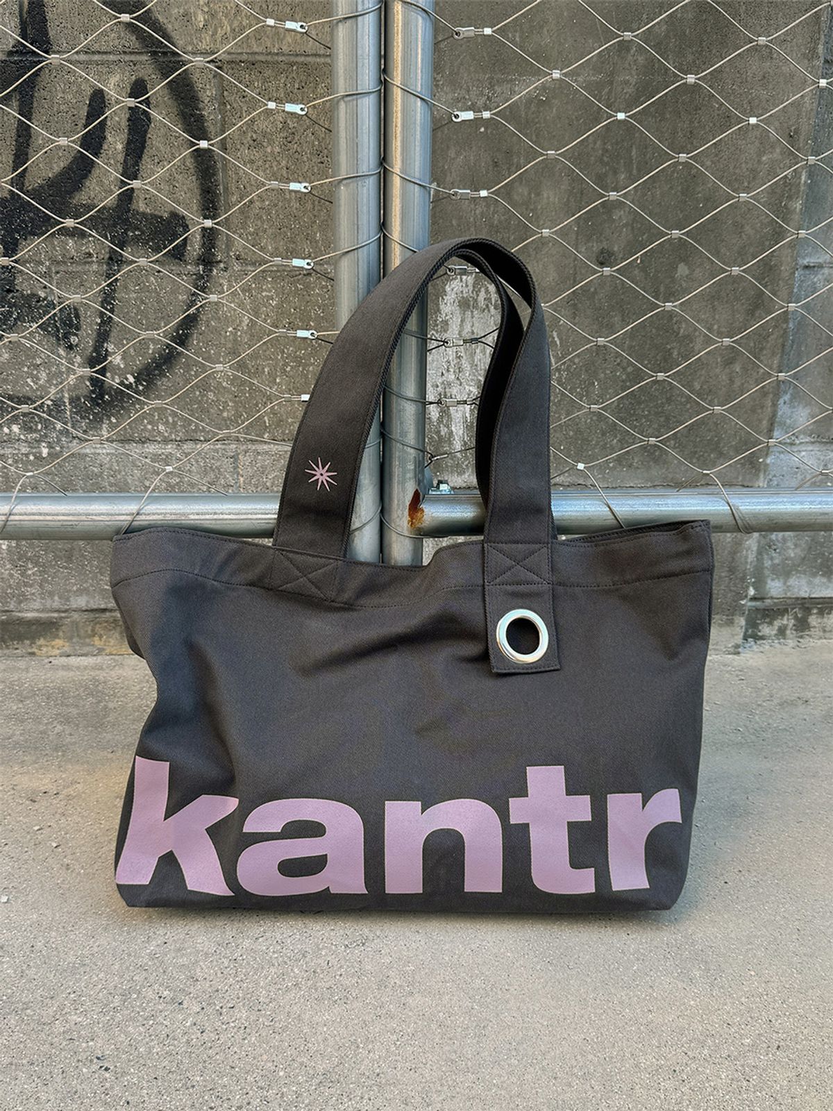 캔터(KANTR) KANTR BIG TOTE_Charcoal