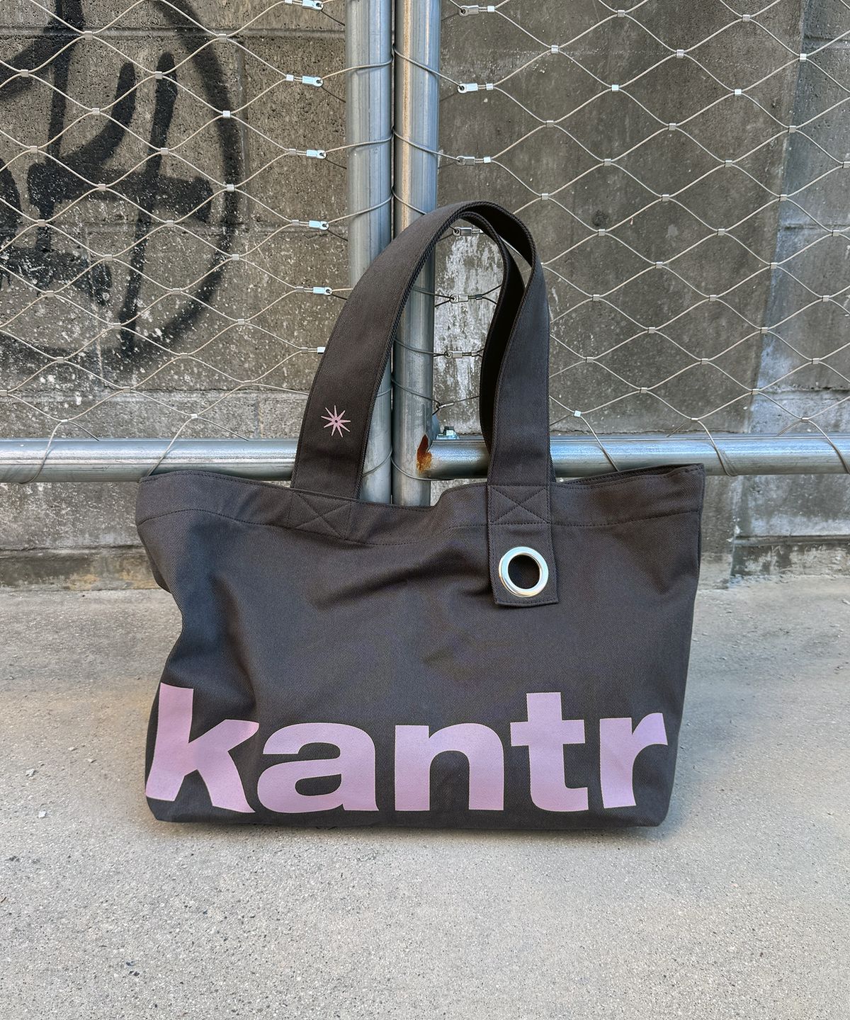 캔터(KANTR) KANTR BIG TOTE_Charcoal