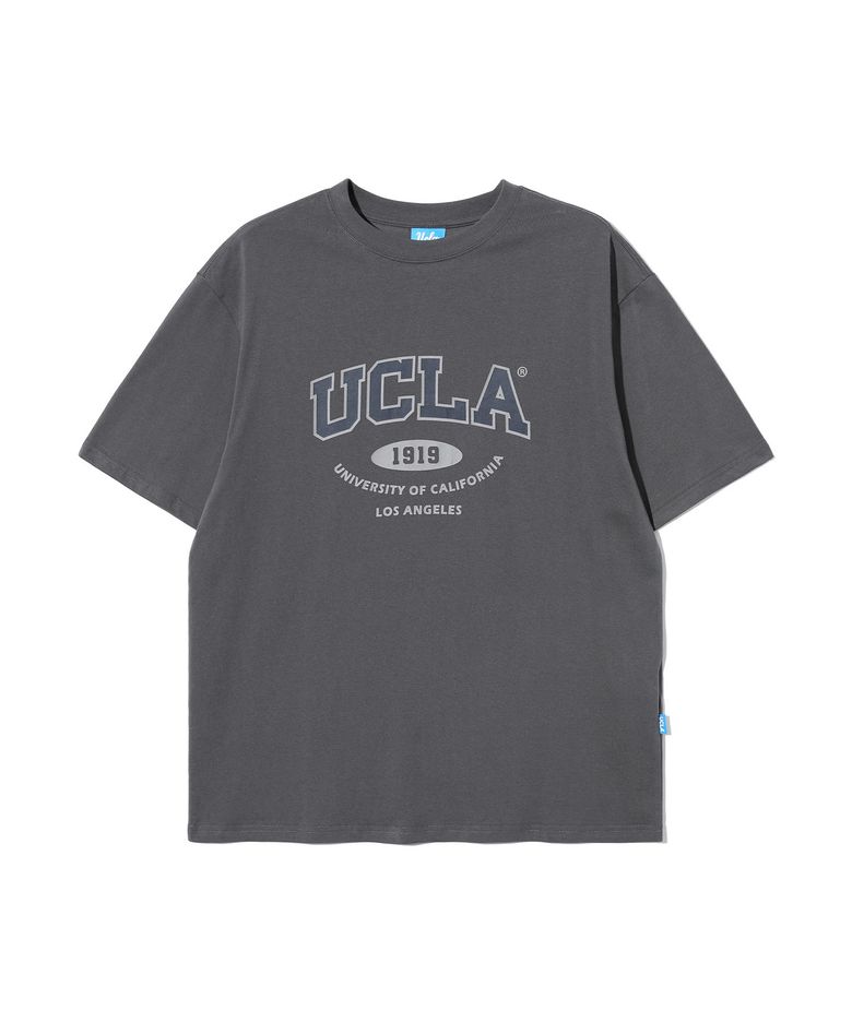 남녀공용 UCLA 캠퍼스 멀티 아트웍 반소매 티셔츠[CHARCOAL](UCRSTK1)