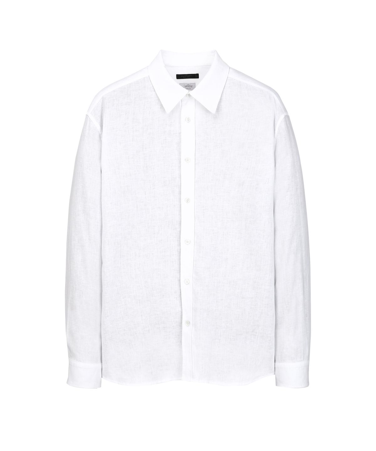질스튜어트뉴욕 맨(JILLSTUART NEWYORK MEN) [THE TWILL] 내추럴 스트레치 린넨 셔츠  - 화이트 (JNSH6B614WT)
