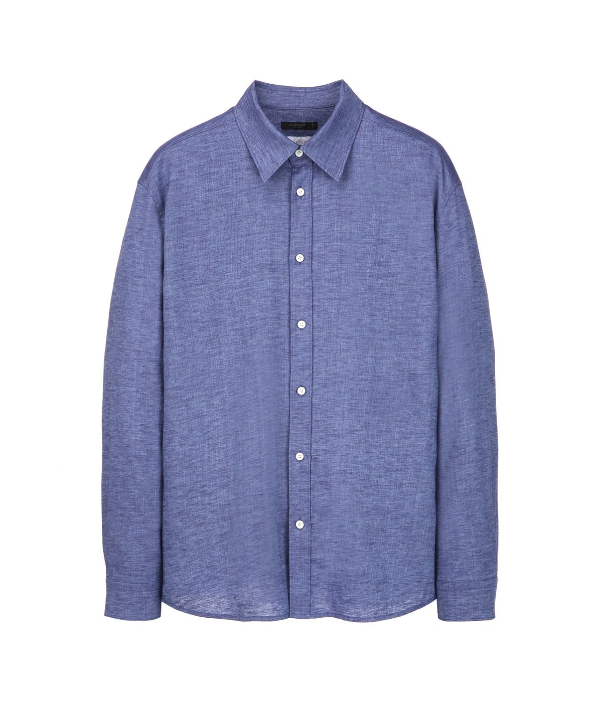 질스튜어트뉴욕 맨(JILLSTUART NEWYORK MEN) [THE TWILL] 내추럴 스트레치 린넨 셔츠  - 블루 (JNSH6B614B2)