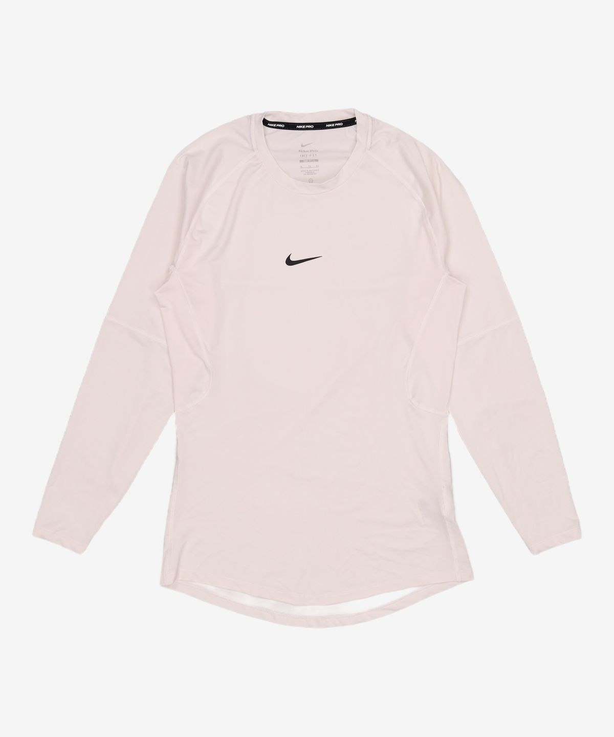 나이키(NIKE) 프로 드라이 핏 타이트 긴소매 피트니스 탑 M - 화이트:블랙 / FB7920-100 XL