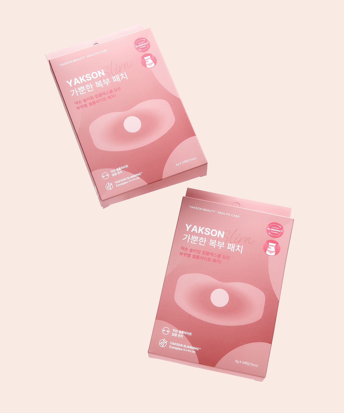 약손명가 헬스케어(YAKSON BEAUTY HEALTHCARE) 약손 가뿐한 복부 패치 일시적 셀룰라이트 허벅지 관리 바디라인 1BOX(5매)
