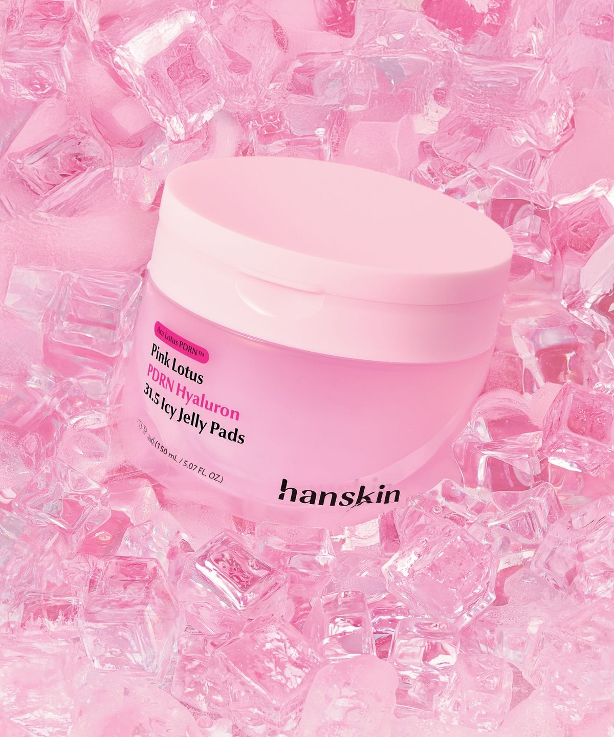 한스킨(HANSKIN) PDRN 히알루론 31.5 아이시 젤리패드 70매