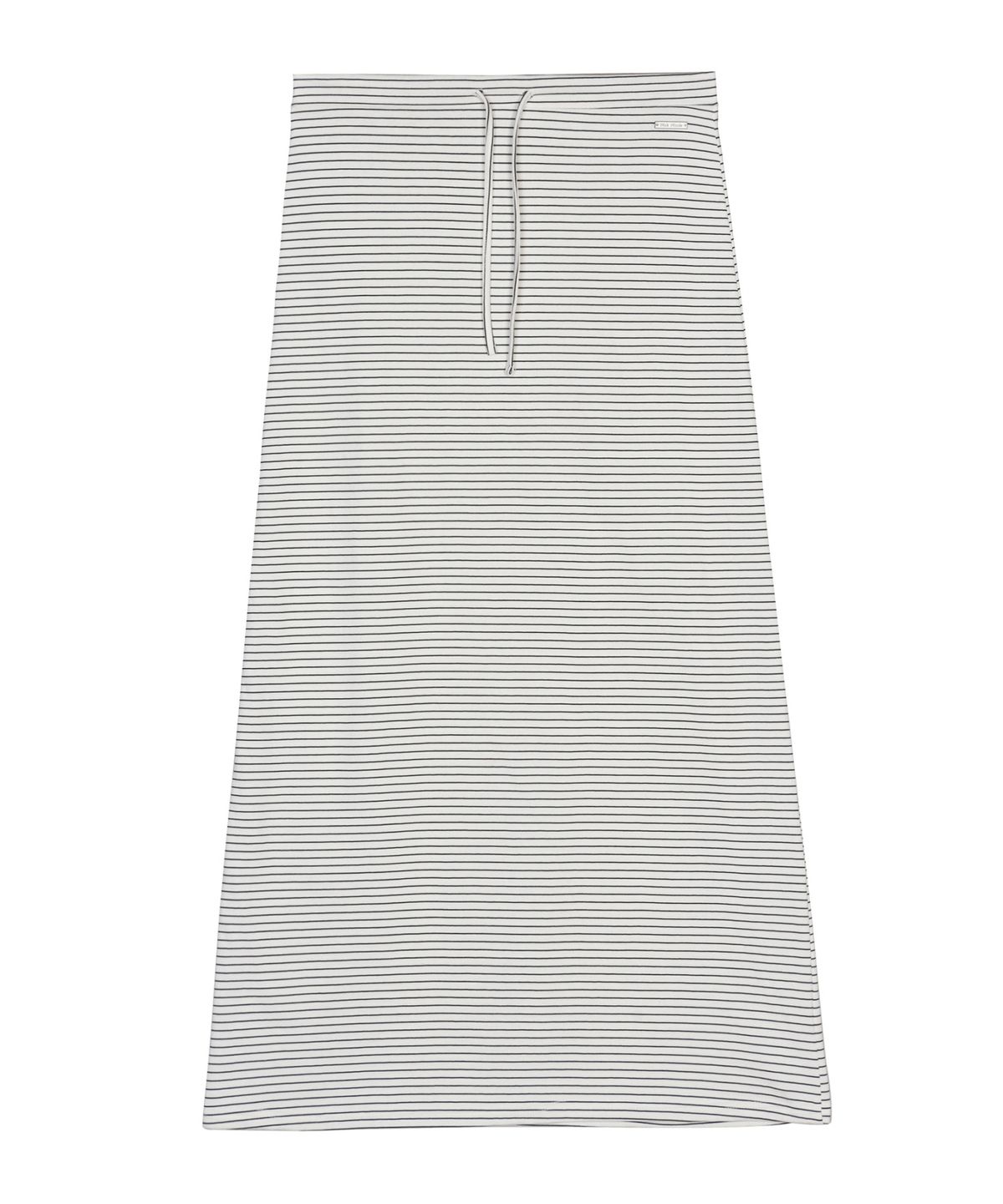 닉앤니콜(NICK&NICOLE) STRIPE STRING LONG SKIRT_WHITE