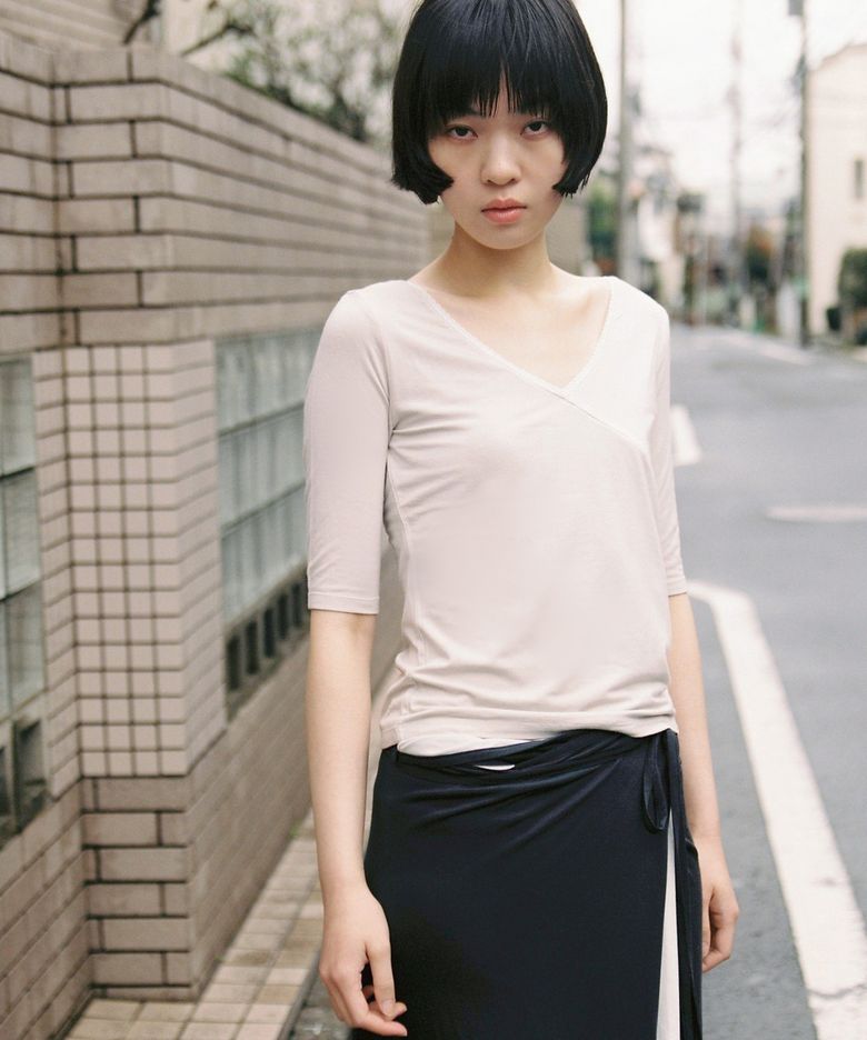 Lace Wrap Top Rose