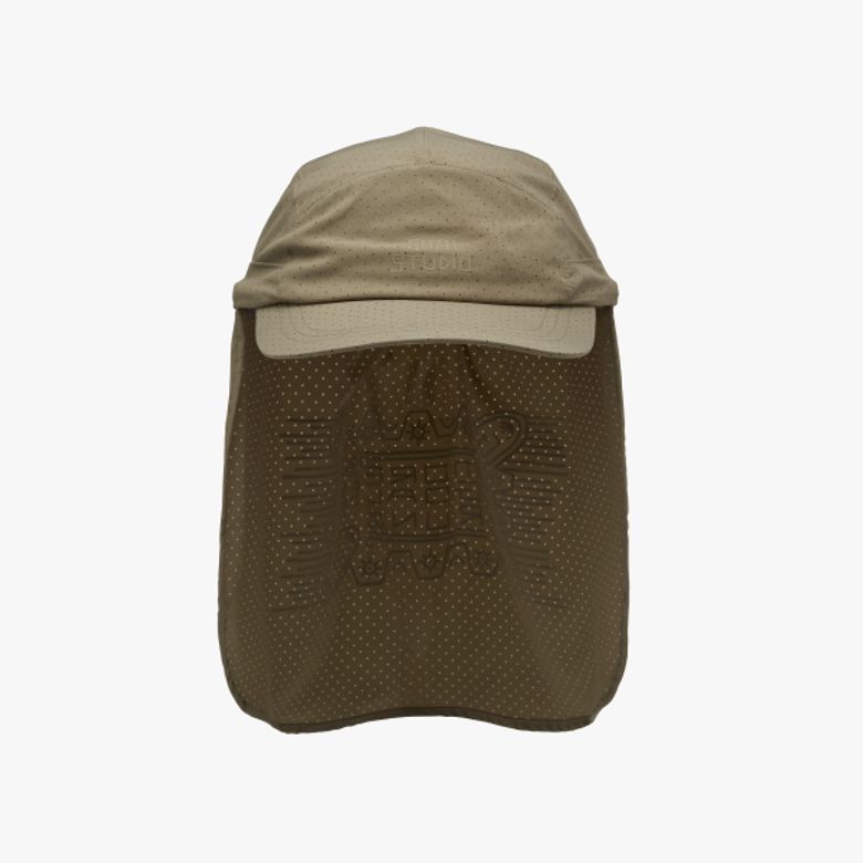 NOVO SUN-SHADE CAP-DARK BEIGE
